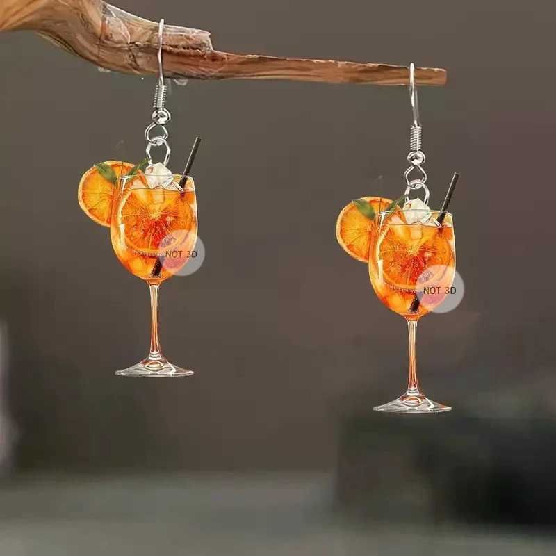Beer And Wine Festival - Boucles d'oreilles tendance pour femmes, design