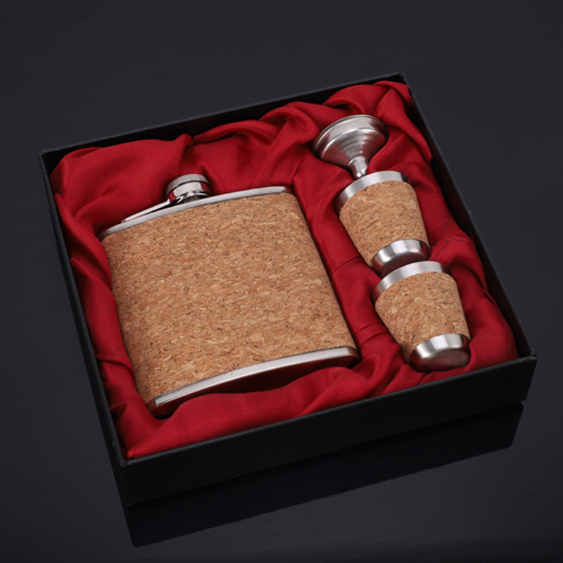 Wine Beer And Spirits - Ensemble de flacons de hanche Flagon