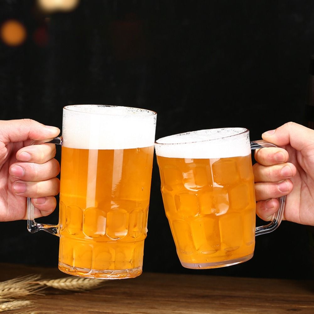 Beer Mug Handled - Verre à bière créatif en plastique