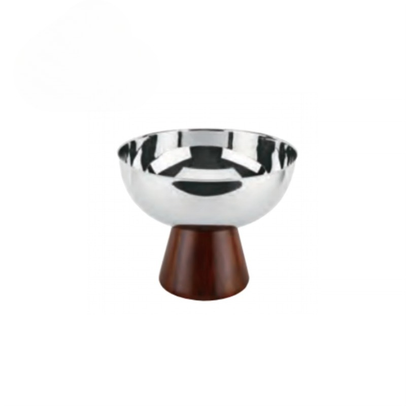 Ice Bucket Silver - Seau à glace en bois massif
