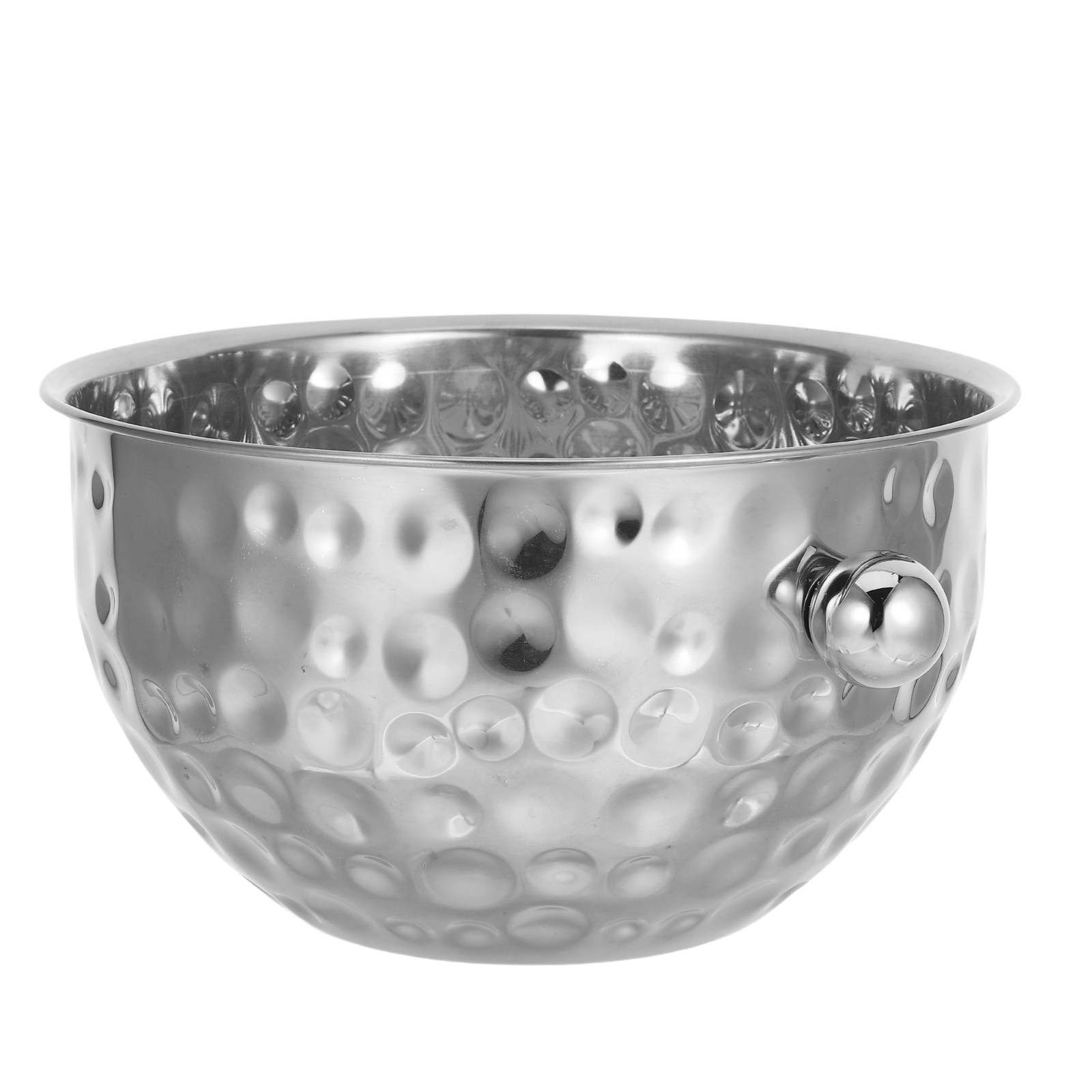 Ice Bucket Silver - Seau à glace en acier inoxydable,