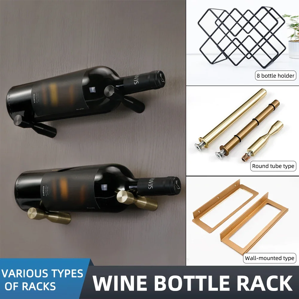 Wine Beer Holder - Porte-bouteilles en alliage d'aluminium, support d'affichage