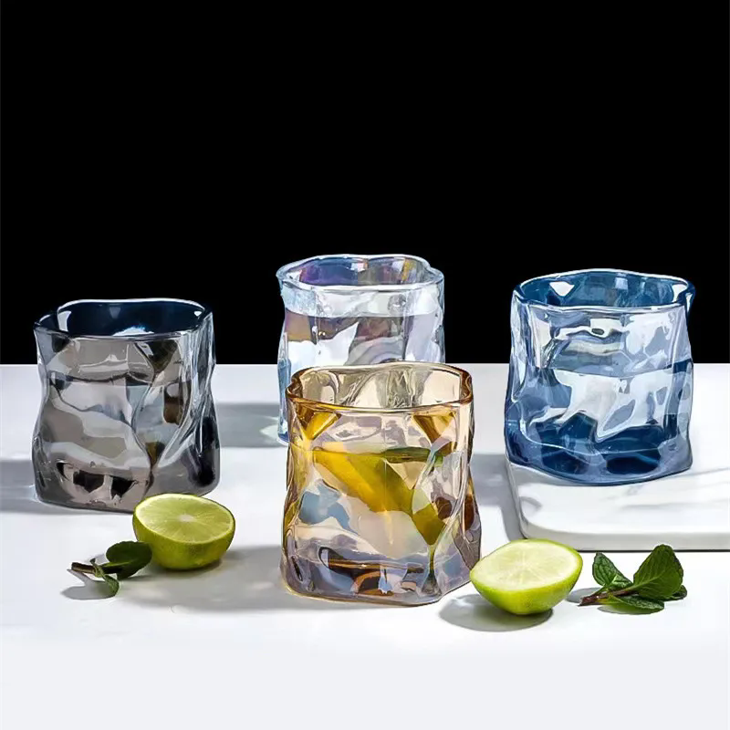 Beer And Wine Festival - Tasse en verre transparente torsadée, décor
