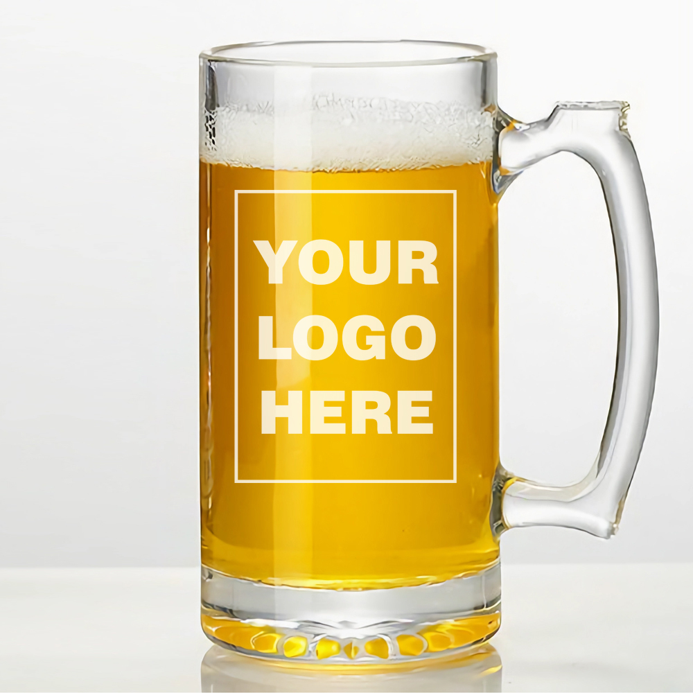 Beer Mug Handled - Verre à bière personnalisé 500 ml/16.9
