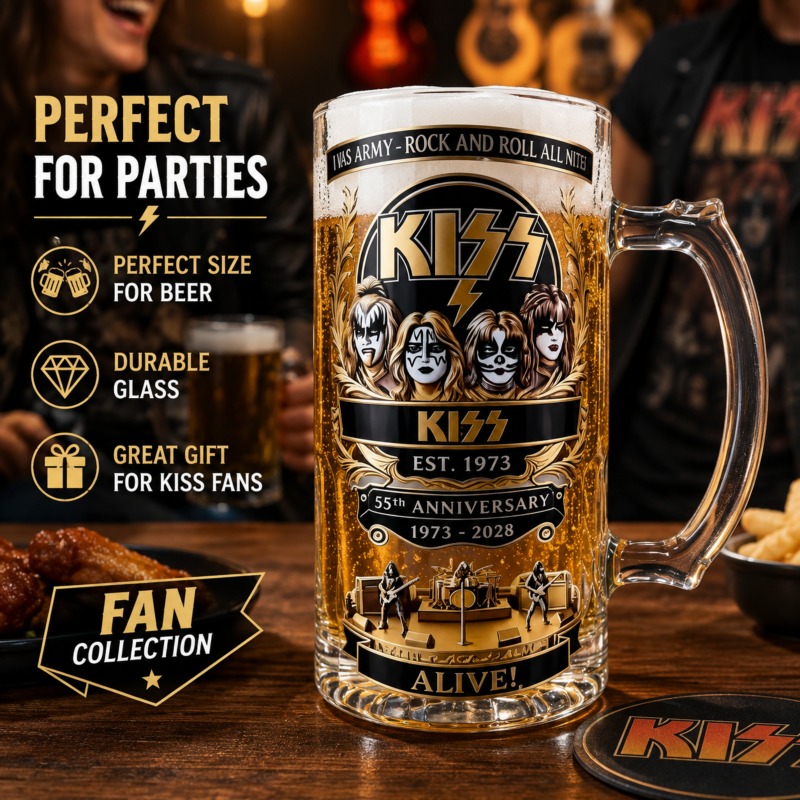 Chope à bière KISS Rock Band 5 - Beer Mug Handled avis et prix