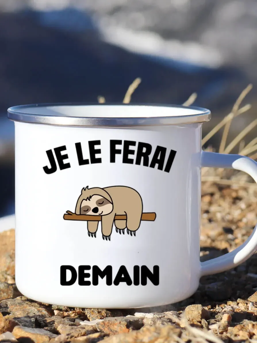 Tasse à café en émail avec poi - Beer And Wine Festival avis et prix