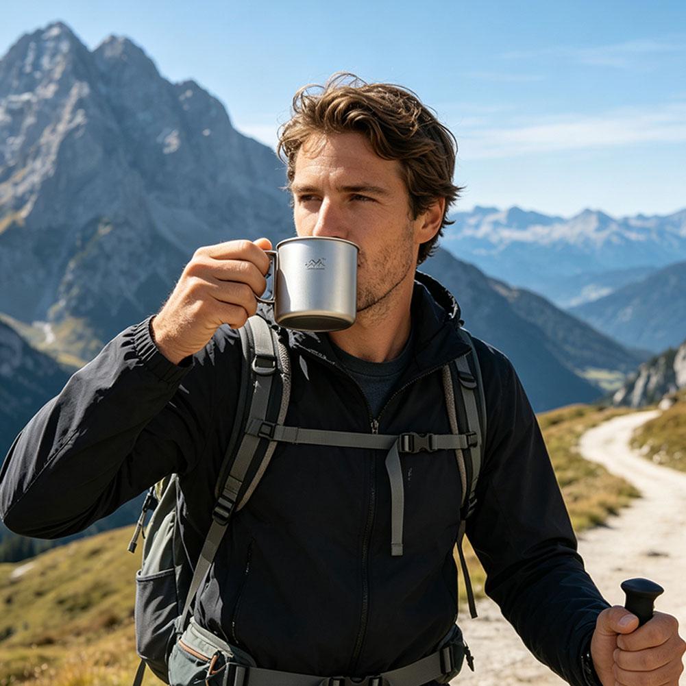 Tasse de camping en acier inox - Beer Mug Handled avis et prix