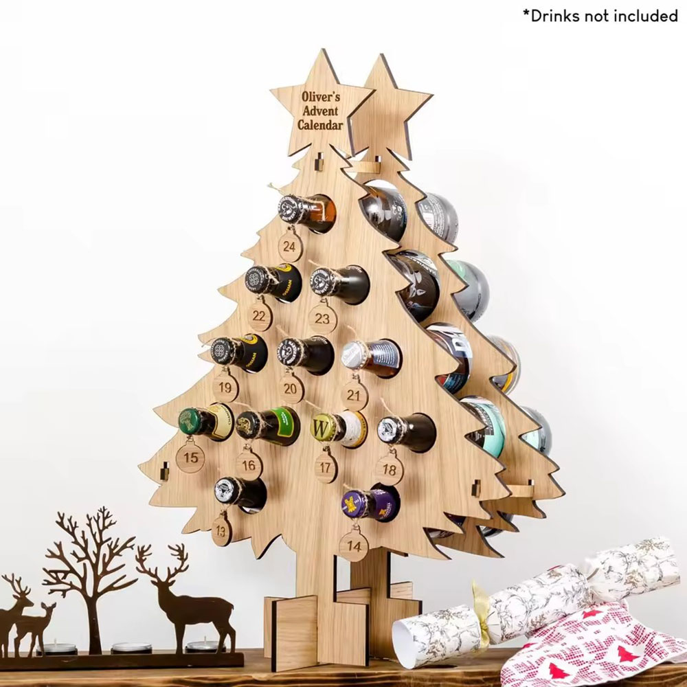 Porte-bouteilles en bois en fo - Wine Beer Holder avis et prix