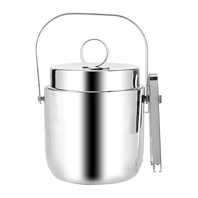 Seau à glace ABRE en acier ino - Ice Bucket Silver avis et prix