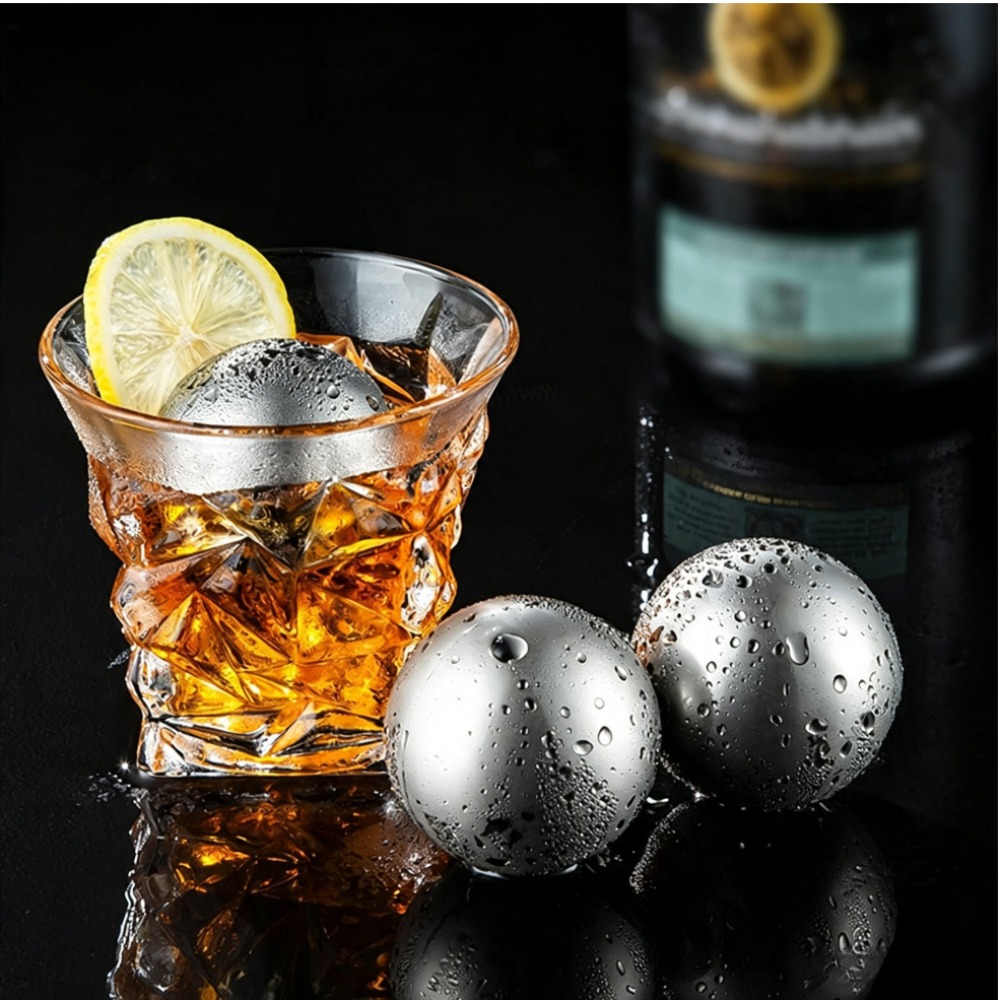 Boules de glace en acier inoxy - Whiskey Stone Set avis et prix