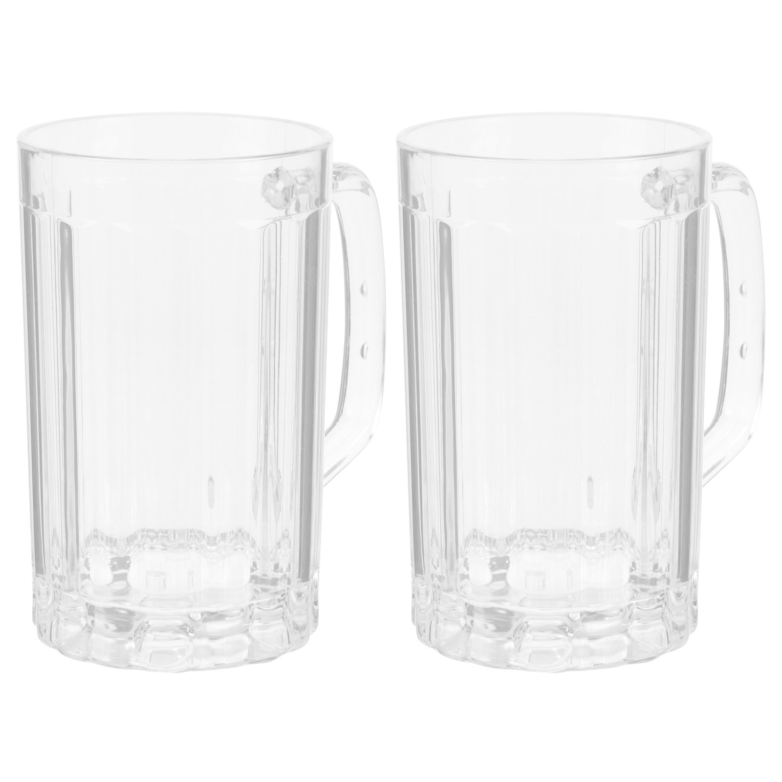 2 Pcs 500Ml Verre à Bière en P - Beer Mug Handled avis et prix