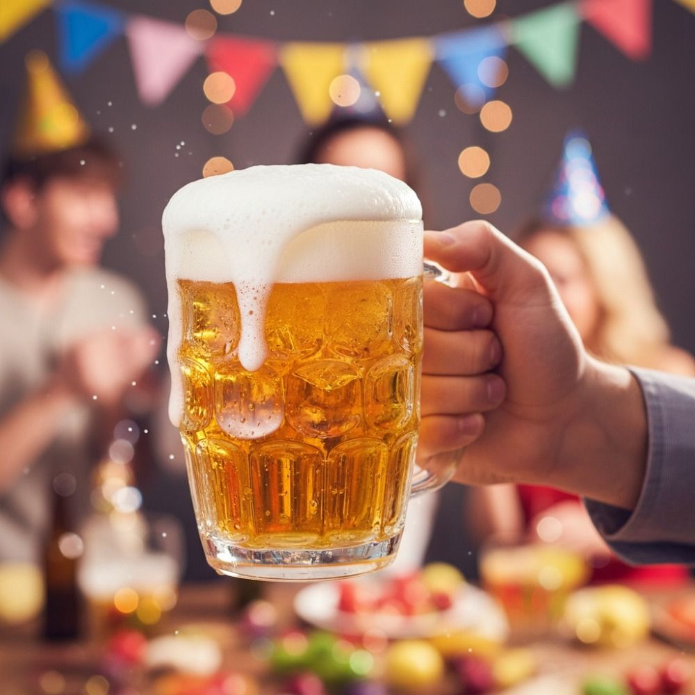 Verre à bière créatif en plast - Beer Mug Handled avis et prix