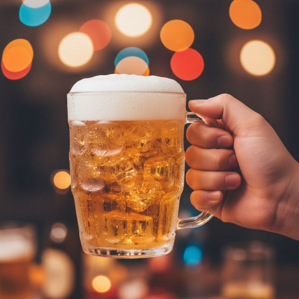 Verre à bière créatif en plast - Beer Mug Handled avis et prix