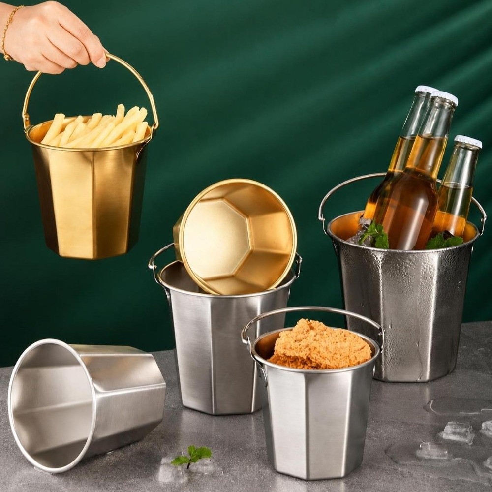Mini seau à glace de 0,7L/1,1L - Ice Bucket Silver avis et prix
