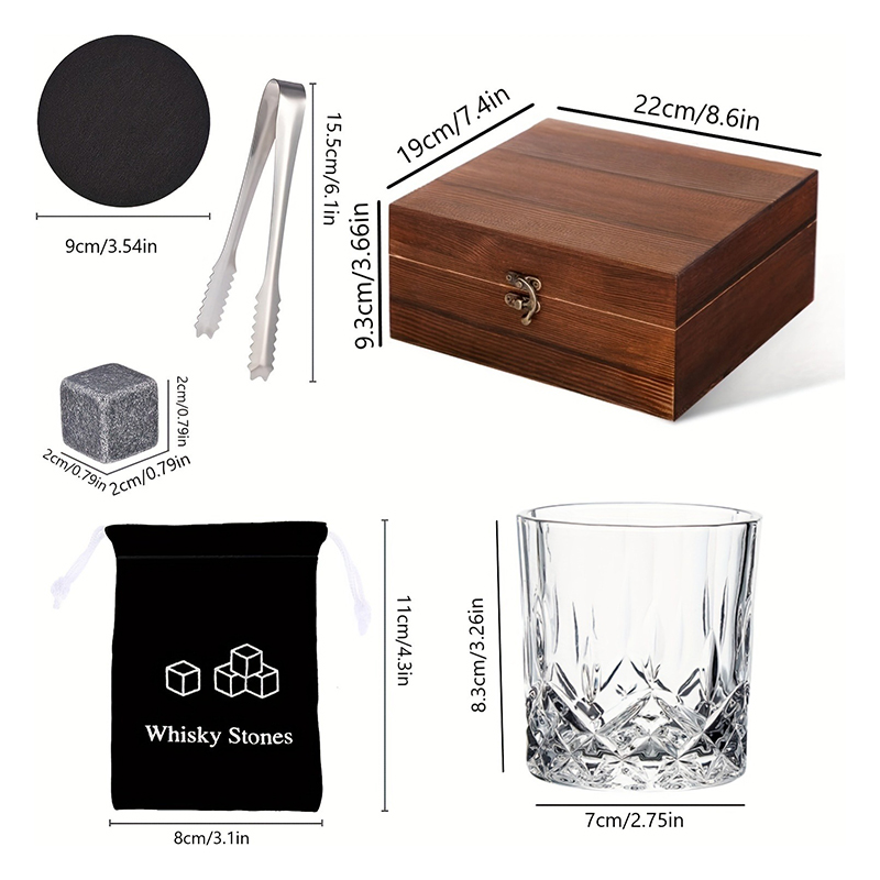 Coffret Cadeau Pierres à Whisk - Whiskey Stone Set avis et prix