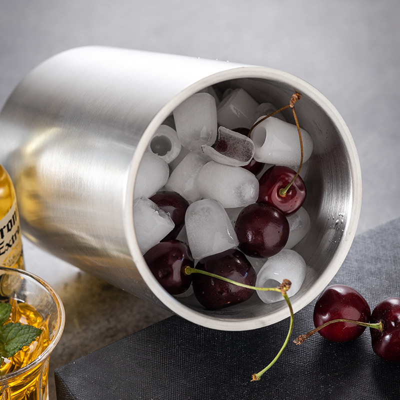 Refroidisseur de vin à double  - Ice Bucket Silver avis et prix
