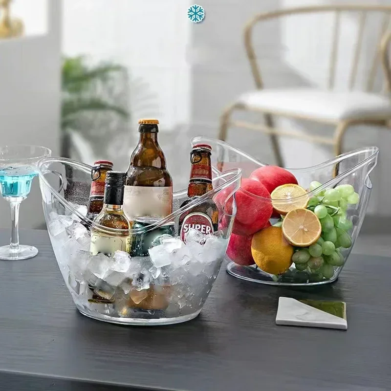 Seau à glace transparent 4/8L, - Wine Beer Holder avis et prix