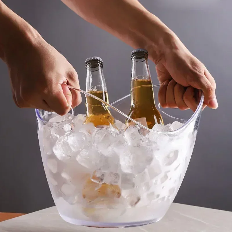Seau à glace transparent 4/8L, - Wine Beer Holder avis et prix