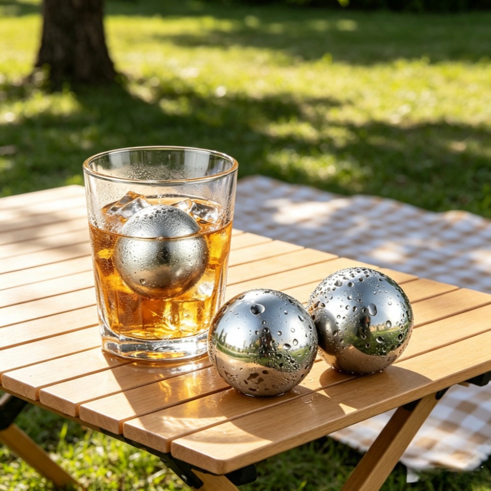 Glaçons réutilisables et pierr - Ice Bucket Silver avis et prix