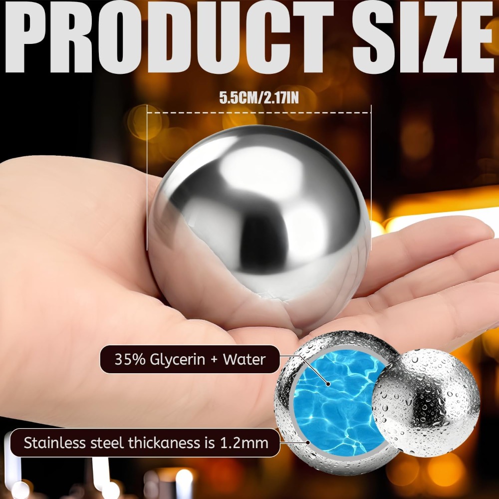 Glaçons réutilisables et pierr - Ice Bucket Silver avis et prix