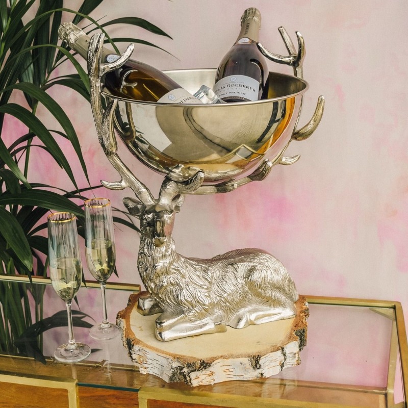 Seau à glace pour cerf et cham - Ice Bucket Silver avis et prix