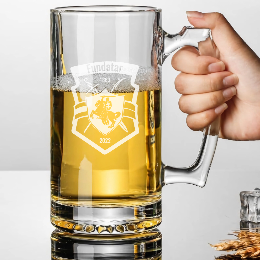 Verre à bière personnalisé 500 - Beer Mug Handled avis et prix