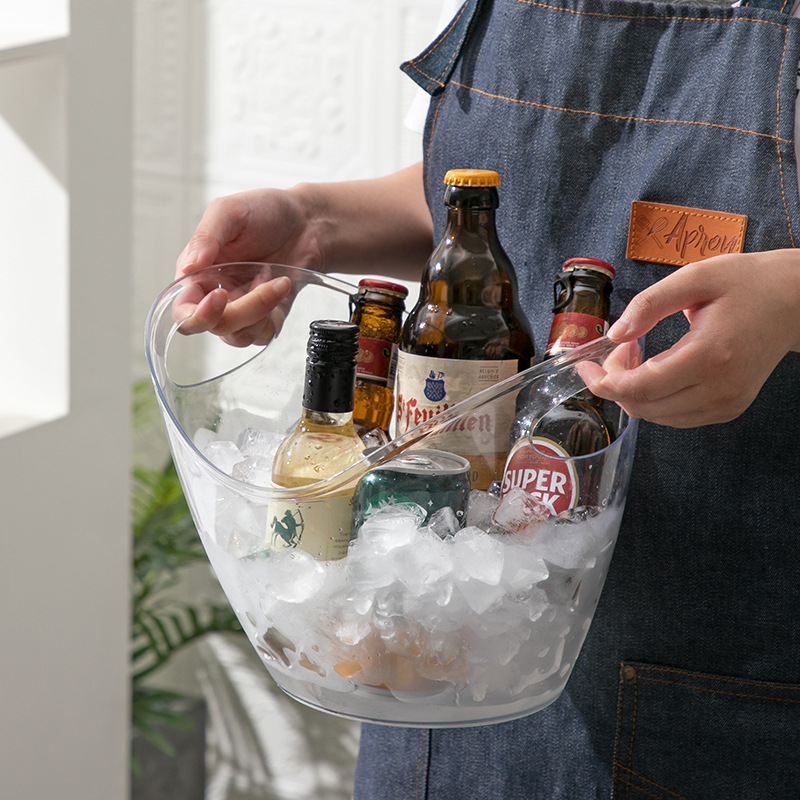 Seau à glace transparent 8L gr - Wine Beer Holder avis et prix