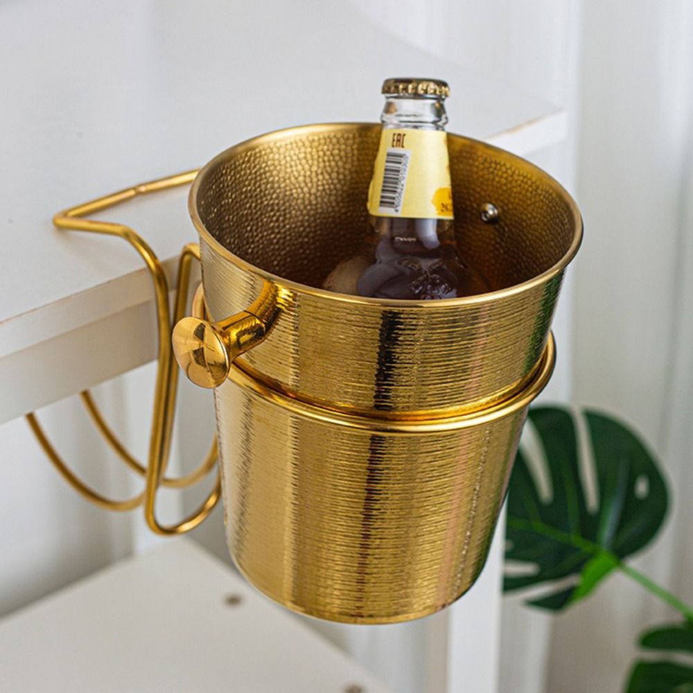 Support portable en acier inox - Ice Bucket Silver avis et prix
