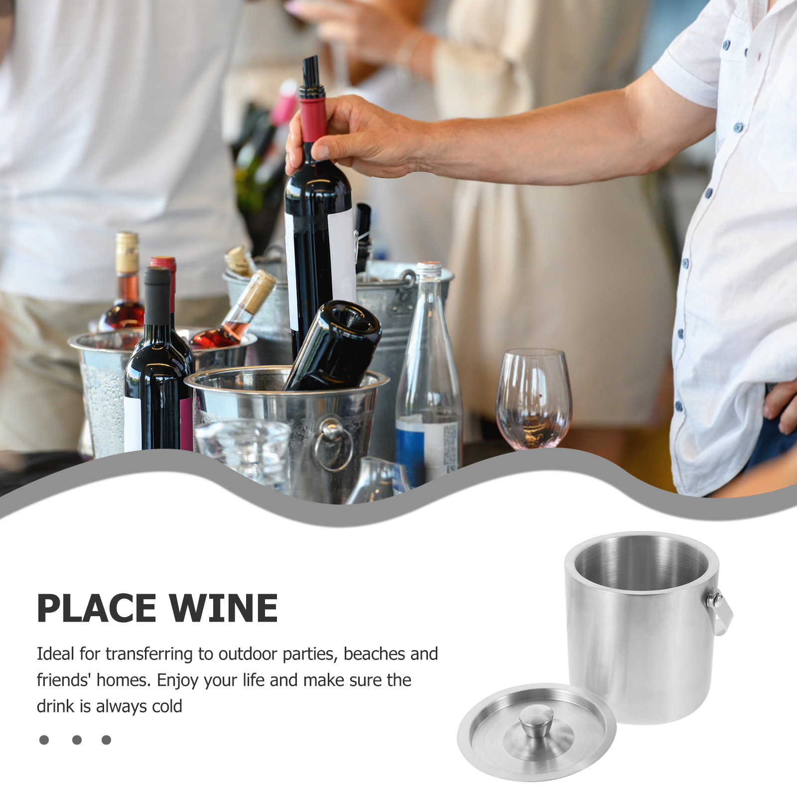 Seau à glace isotherme en acie - Wine Beer Restaurant avis et prix