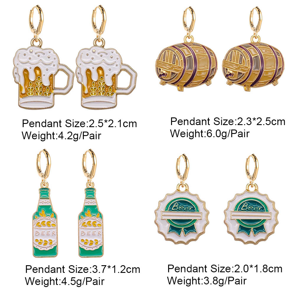 Boucles d'oreilles pendantes e - Beer And Wine Festival avis et prix
