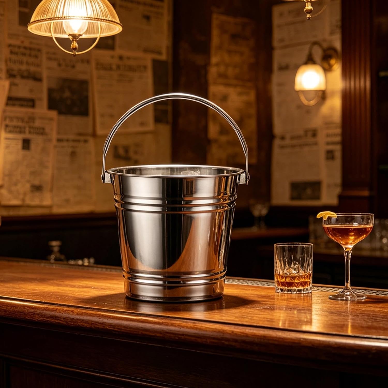 Seau à glace en acier inoxydab - Ice Bucket Silver avis et prix